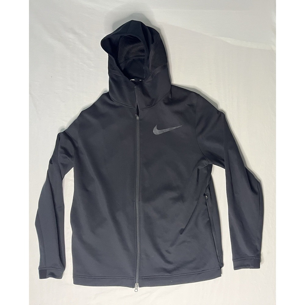 Nike Dri Fit Showtime Flex Hoodie Jacket Men's Size XL Black Full Zip 853468-010